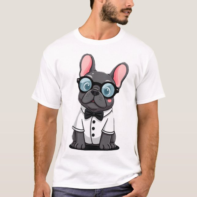 Frenchie The Gentlemen Kopiera (5) T Shirt (Framsida)