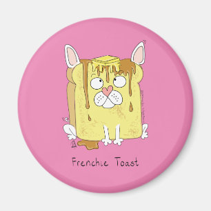 Frenchie Toast Fransk Bulldog Magnet