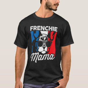 Frenchie Vintage Fransk Bulldog Hund Mamma 1 T Shirt