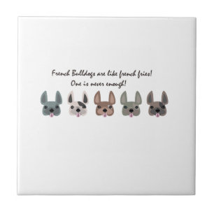 Frenchies är den lika franska småfisksamlingen kakelplatta