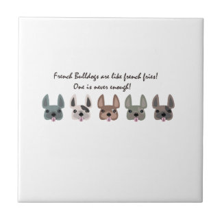 Frenchies är den lika franska småfisksamlingen kakelplatta