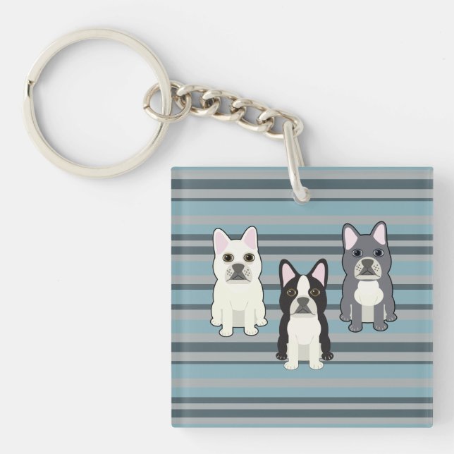 Frenchies Blue Striped (Framsidan)