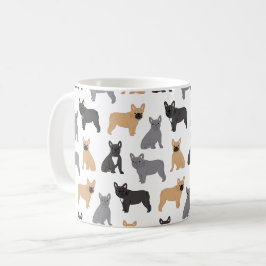 Frenchies Fransk Bulldog - Plocka Färg! Kaffemugg