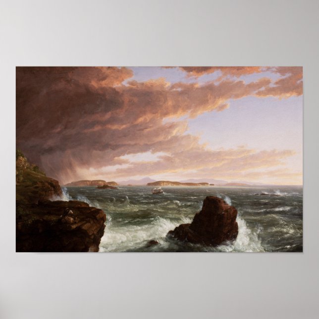 Frenchmans Bay, Mount Desert - Thomas Cole Poster (Framsidan)