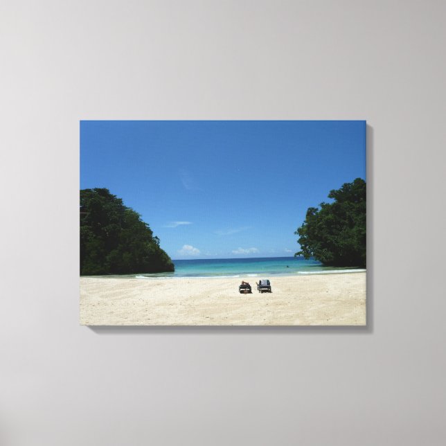 Frenchmans Cove Beach Jamaica Photo Wall Canvas (Framsida)