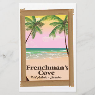 Frenchmans hamn Antonio, Jamaica Brevpapper