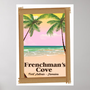 Frenchmans hamn Antonio, Jamaica Poster
