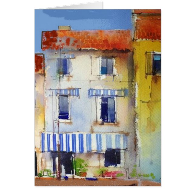 Frenchmen Street 3 Hälsningskort (Framsidan)