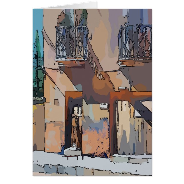 Frenchmen Street Hälsningskort (Framsidan)