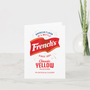 Frenchs Clic Gul Senapsetikett Foodie Kostym _ Kort