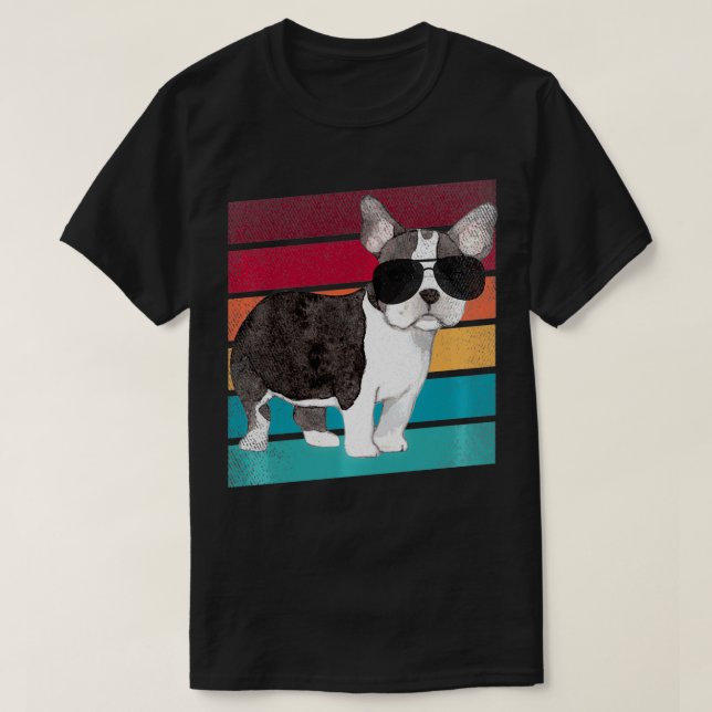 Frenchton Hund Funny Mamma Pappa Clothing Pullover T Shirt (Design framsida)