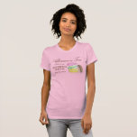 Frenh Macarons Bröllopskaffe Afternoon Tea Party T Shirt<br><div class="desc">Designen har en originell matillustration av en hög med rosa, gula, gröna och bruna makaroner. En populär kaka i franska bagerier och konditorier, makaronskal görs med en kombination av meringue, mandelmjöl, florsocker, sedan gräddas och sprutas med en mängd olika fyllningar, inklusive sylt, smörkräm och chokladganache. Perfekt för din favoritbagare, matluffare,...</div>