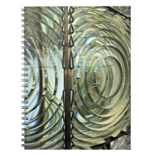 Frensel Lens, Cape Blanco Lighthouse, Oregon Kuste Anteckningsbok