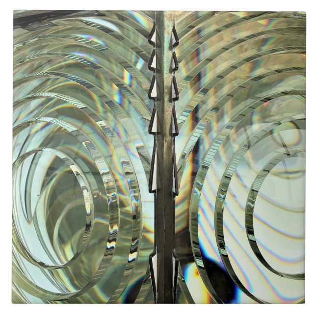 Frensel Lens, Cape Blanco Lighthouse, Oregon Kuste Kakelplatta (Framsidan)