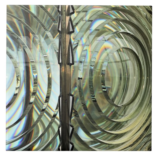 Frensel Lens, Cape Blanco Lighthouse, Oregon Kuste Kakelplatta (Framsidan)