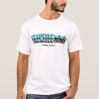 FRENZIEDminds beklär på i CYAN, GALET på baksida! Tee