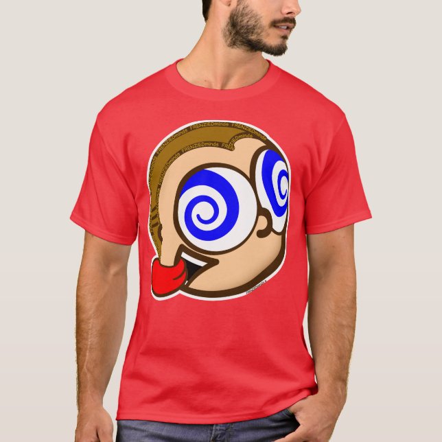 FRENZIEDminds T-shirt featuring CRAZY! (Framsida)