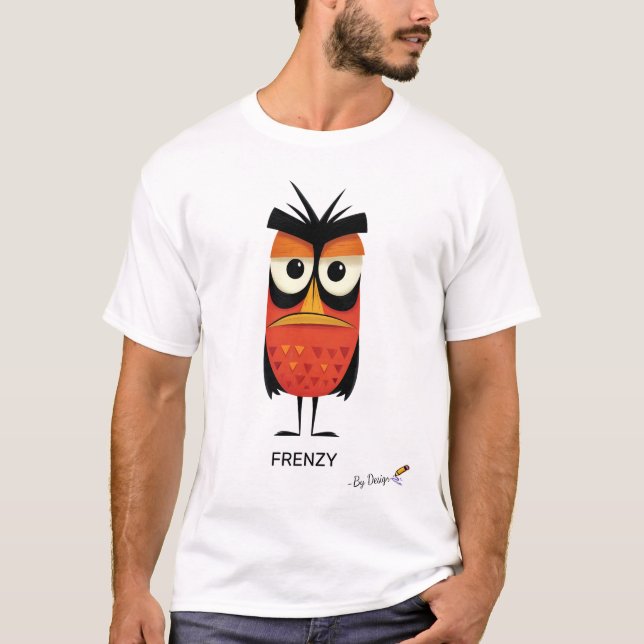 Frenzy Karaktär | Originaldesign för vuxna T Shirt (Framsida)