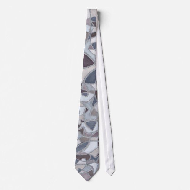 Frenzzed Fish Abstrakt Art Neck Tie Slips (Framsida)