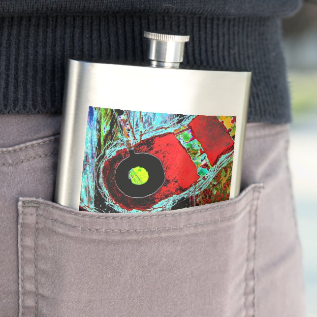 Frequency Serpent – Abstrakt Energiklassisk Flask Fickplunta (In Situ)