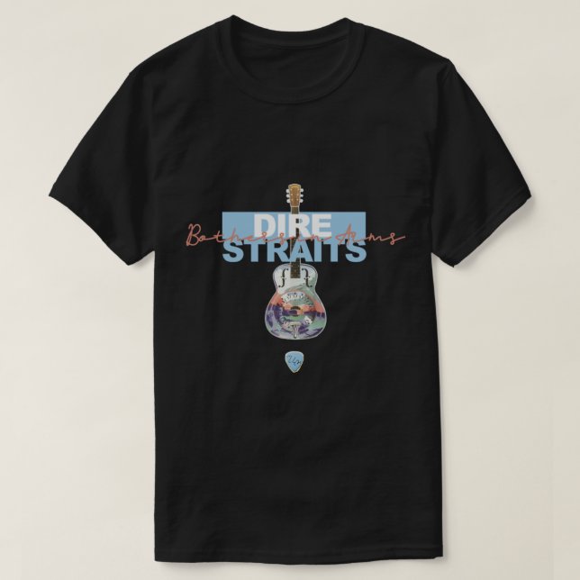 Frères d_armes de Dire Straits premie T Shirt (Design framsida)