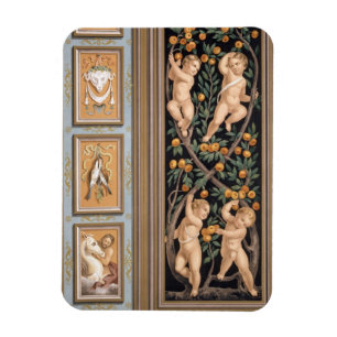 Fresco av Cupids från kyrkan av St. Ambroglio, Magnet