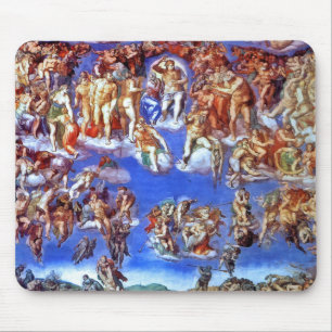 Fresco av den sist bedömningen Mousepad Musmatta