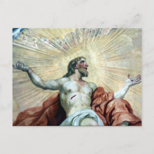 fresco christ vykort
