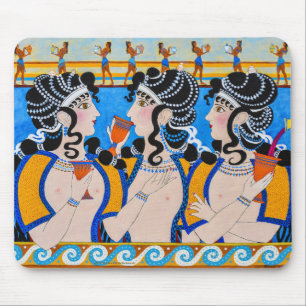 Fresco "för T.G.I.B.C." Minoan Musmatta
