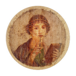 Fresco of Sappho in Pompeii