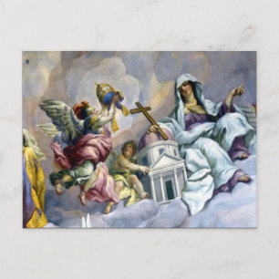 Frescobaroque kyrka vykort
