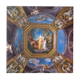 Frescoen för det Vatican museumtaket belägger me Kakelplatta