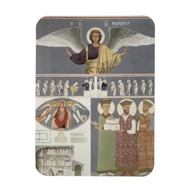 Frescoes från Nekrssis ortodoxa kyrka nära Magnet (Vertikal)