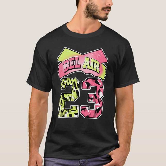 Fresh Air Nummer 23 Lemon Venom 4s Matchande T Shirt (Framsida)