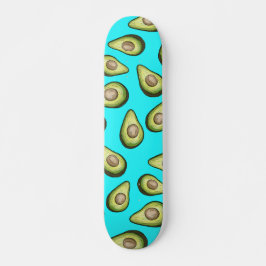 Fresh Avocado Mönster Mini Skateboard Bräda 18,5 Cm