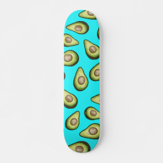 Fresh Avocado Mönster Mini Skateboard Bräda 18,5 Cm