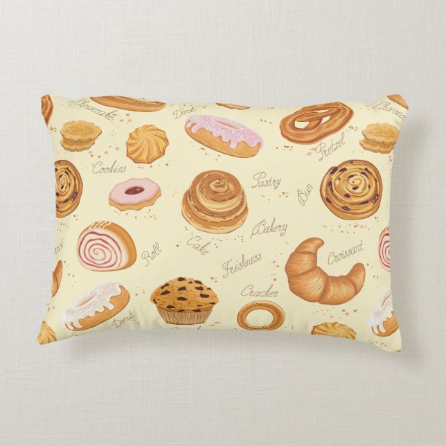 Fresh Bakery Pillow Prydnadskudde (Baksidan)