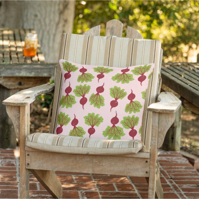 Fresh Beet Collection Pink Kudde (Stol)