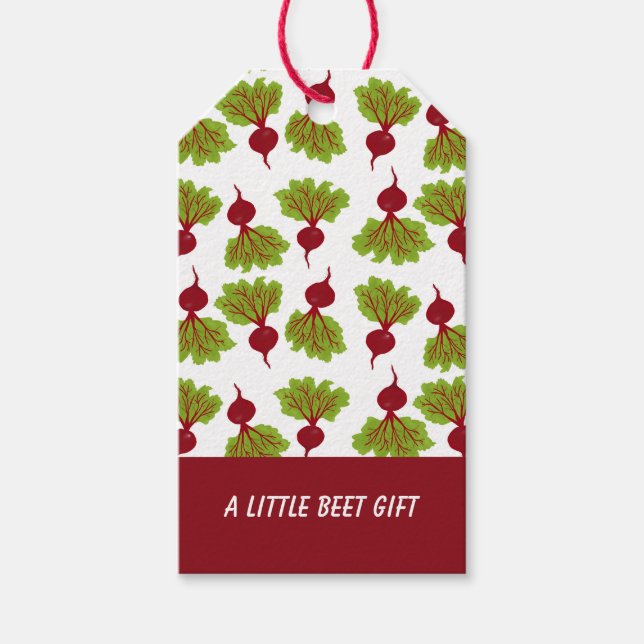 Fresh Beet Collection Vit Presentetikett (Framsidan)