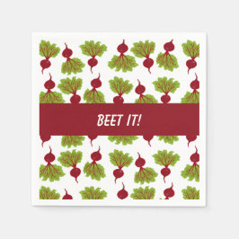Fresh Beet Collection White Pappersservett