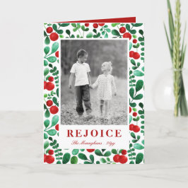 Fresh Berries Lodrät Photo Helgkort