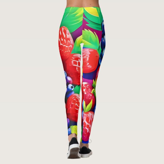 Fresh Berry Bounty Leggings (Baksida)
