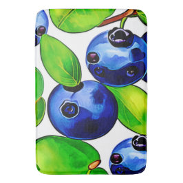 Fresh Blueberry Art Badrumsmatta