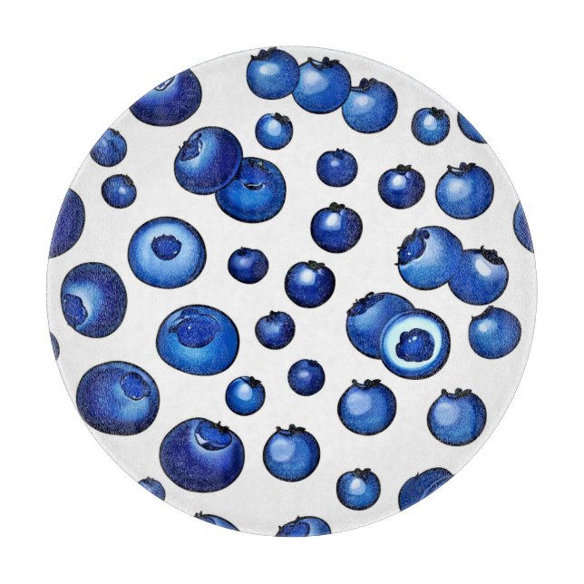 Fresh Blueberry Mönster (Framsidan)