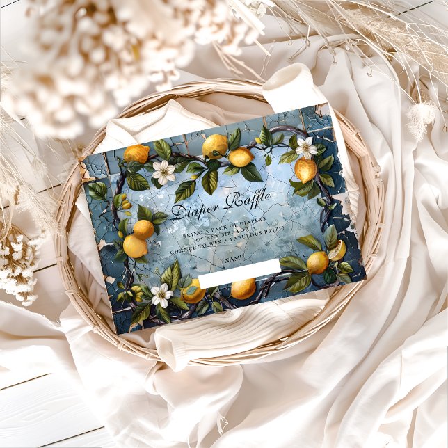 Fresh Botanical Lemon Diapper Raffle Tilläggskort (Skapare uppladdad)