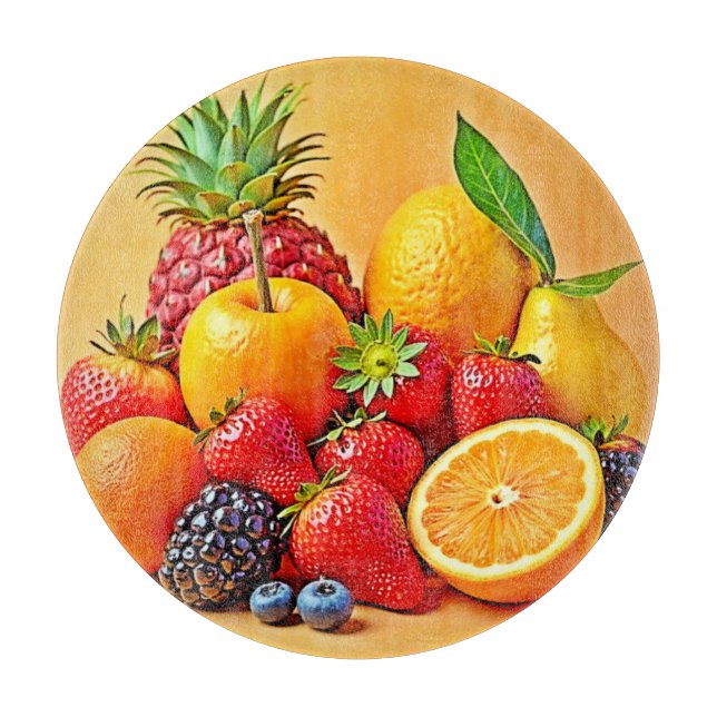 Fresh Bounty: Vibrant Fruit Harvest Design  (Framsidan)