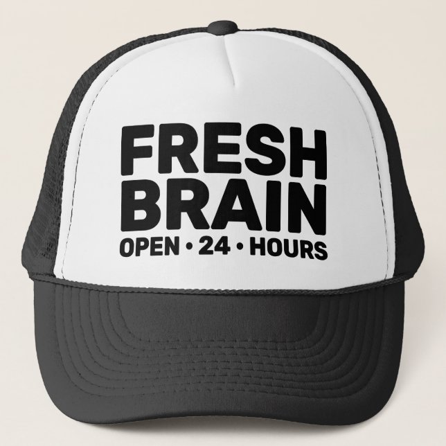 Fresh Brain™ Truckerkeps (stor storlek) (Framsida)