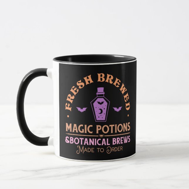 Fresh Breged Magic Potions Botanical Halloween Mugg (Vänster)