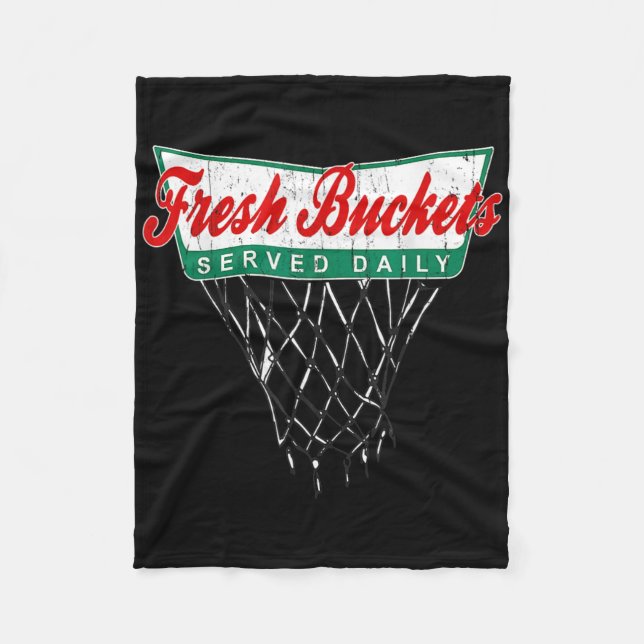 Fresh Buckets Ll Sketll Player Served Daily 1  Fleecefilt (Framsidan)