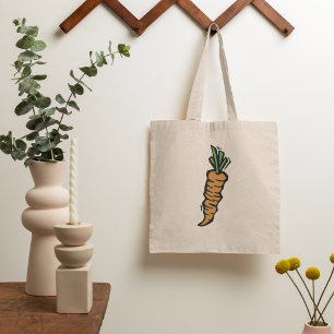 Fresh Carrot Tote Bag Tygkasse